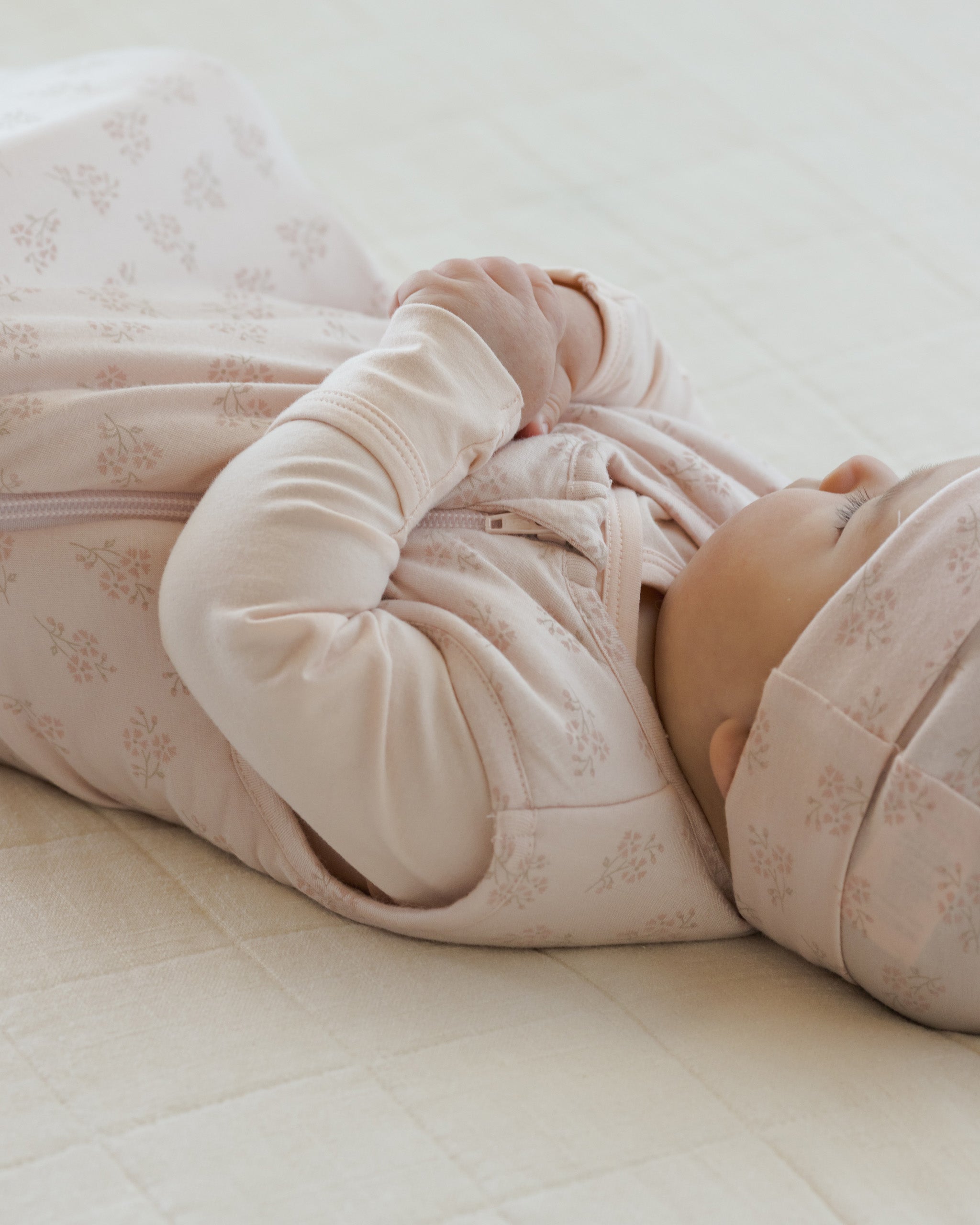 Quincy Mae Modal Sleeping Bag - Pink Blossom