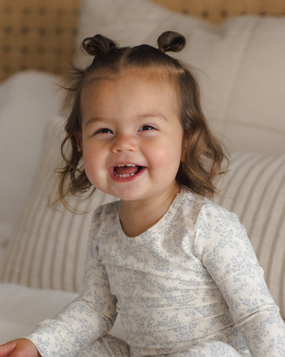 Quincy Mae Bamboo Pajama Set - Cloud Floral