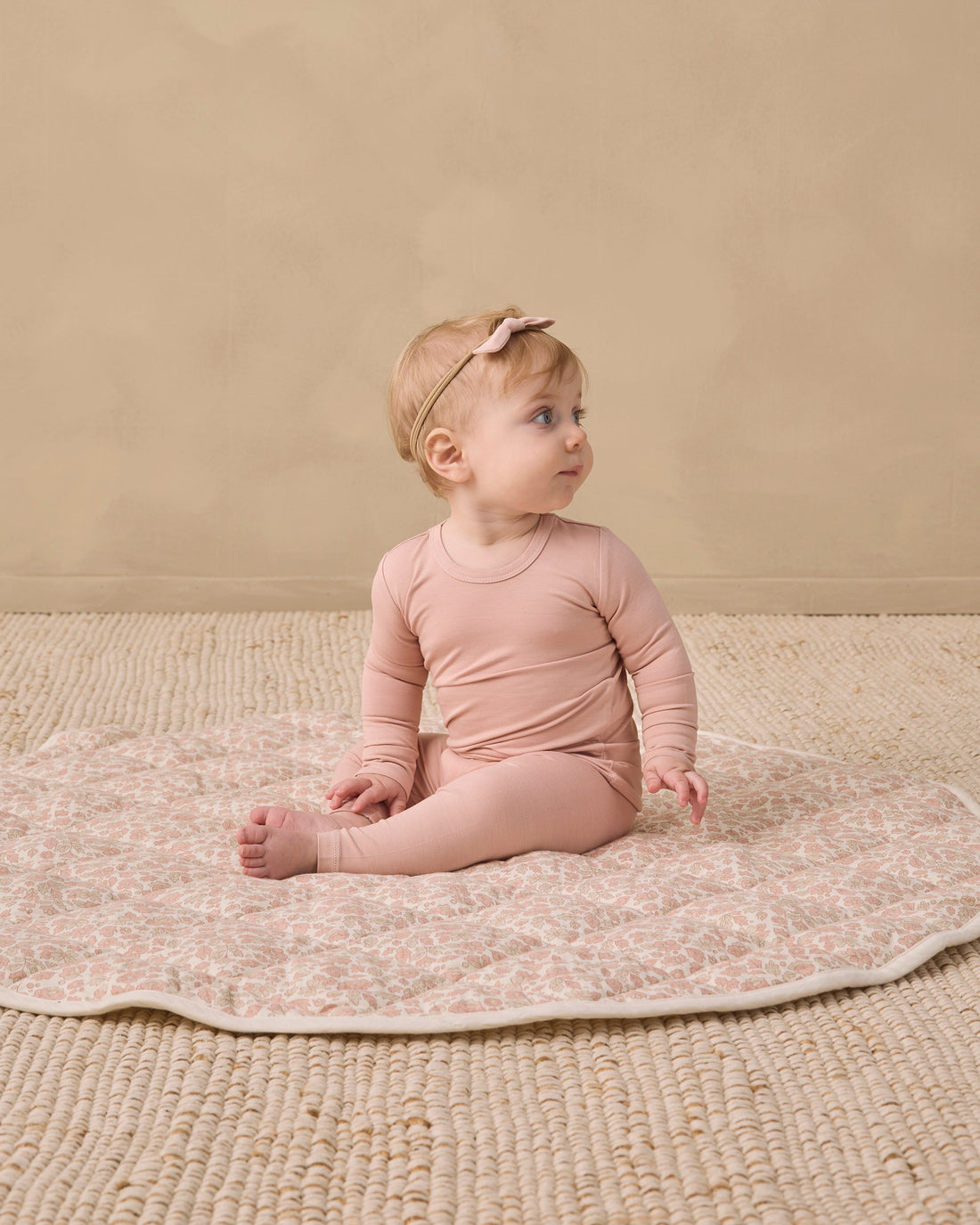 Quincy Mae Baby Play Mat - Pink Blossom