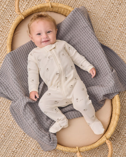 Quincy Mae Zip Long Sleeve Sleeper Footie - Sheep