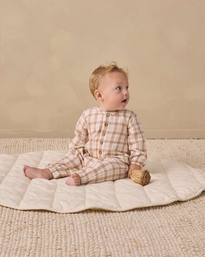 Quincy Mae Woven Jumpsuit - Rustic Plaid