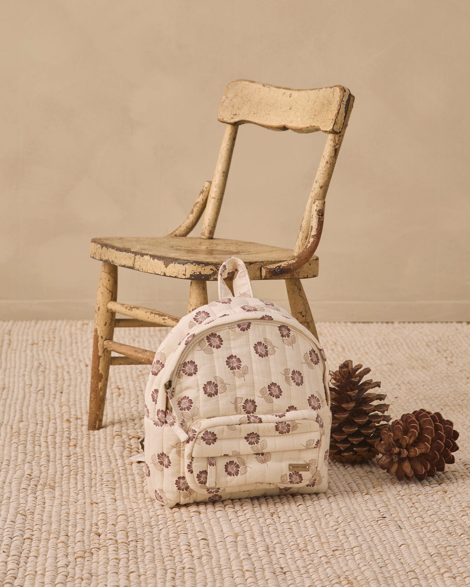 Quincy Mae Mini Backpack - Fall Floral
