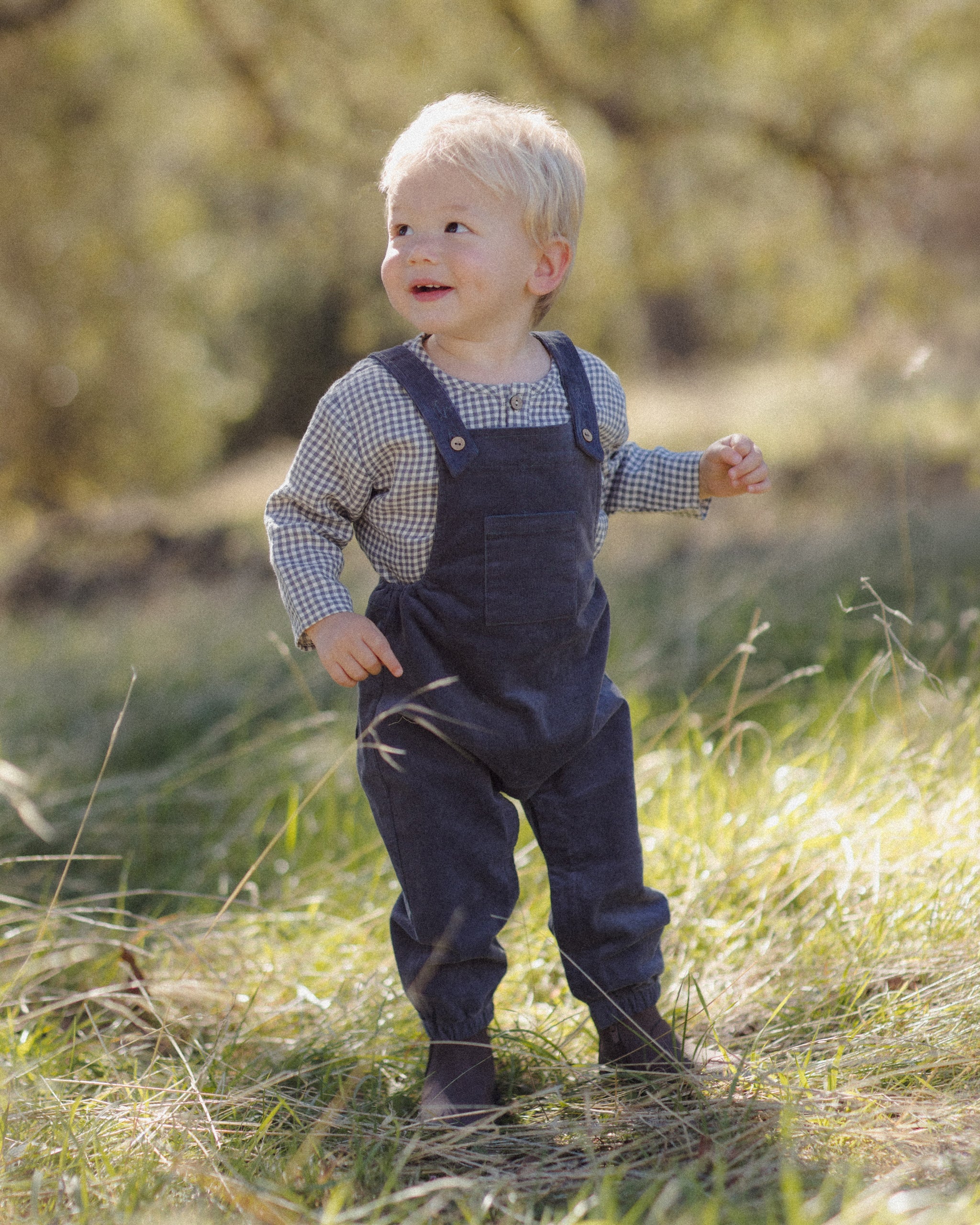 Quincy Mae Baby Overall - Midnight