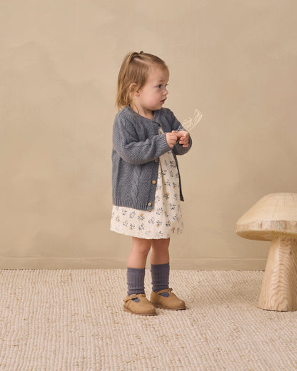 Quincy Mae Knit Cardigan - Midnight