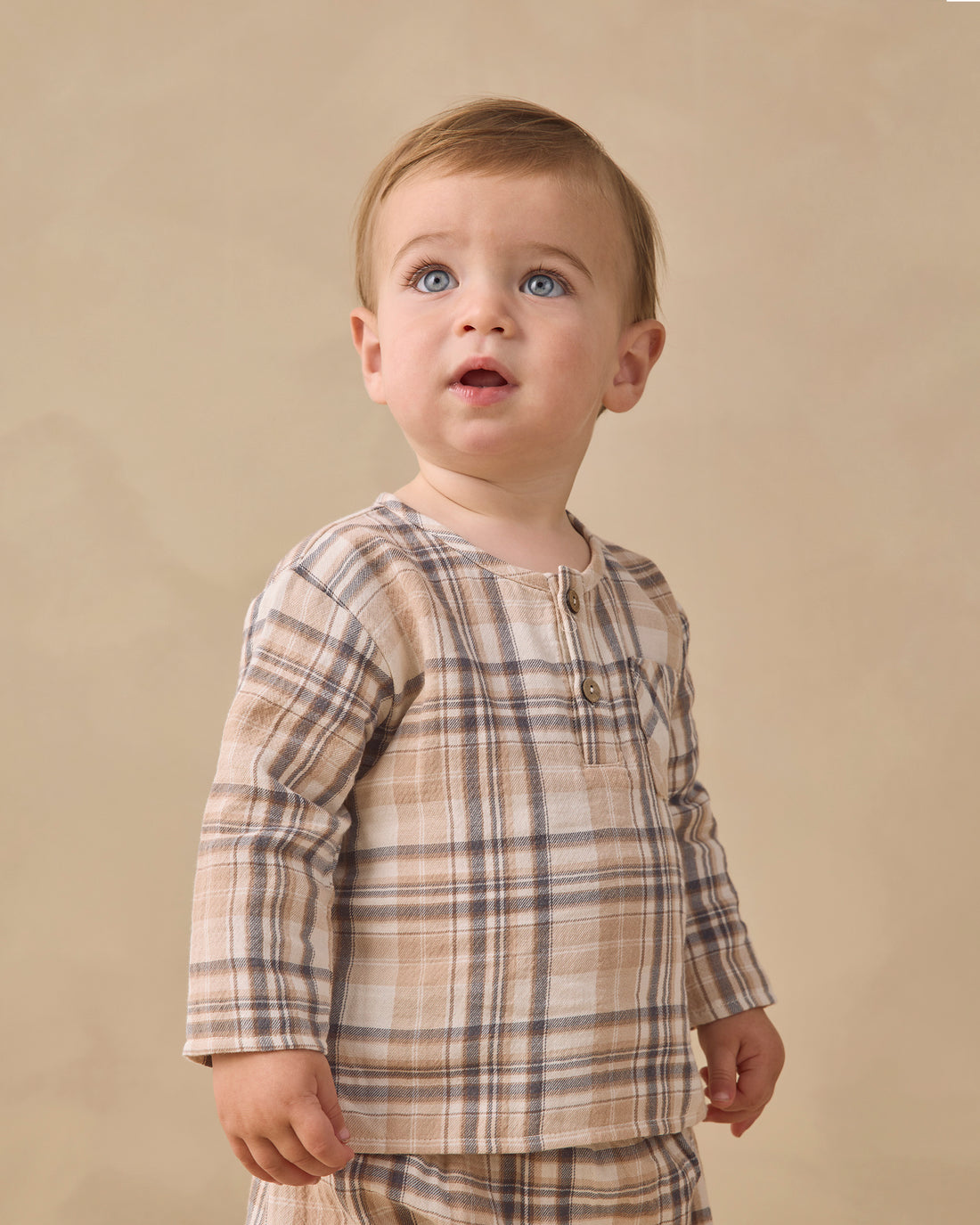 Quincy Mae Rory Shirt - Fall Plaid