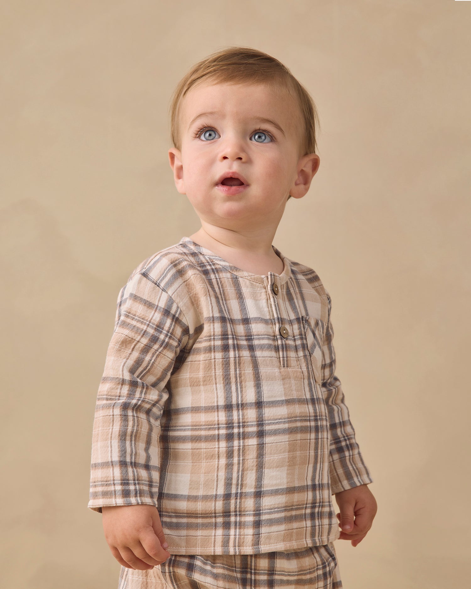 Quincy Mae Rory Shirt - Fall Plaid