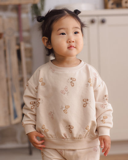 Quincy Mae Relaxed Fleece Sweatpant - Mittens
