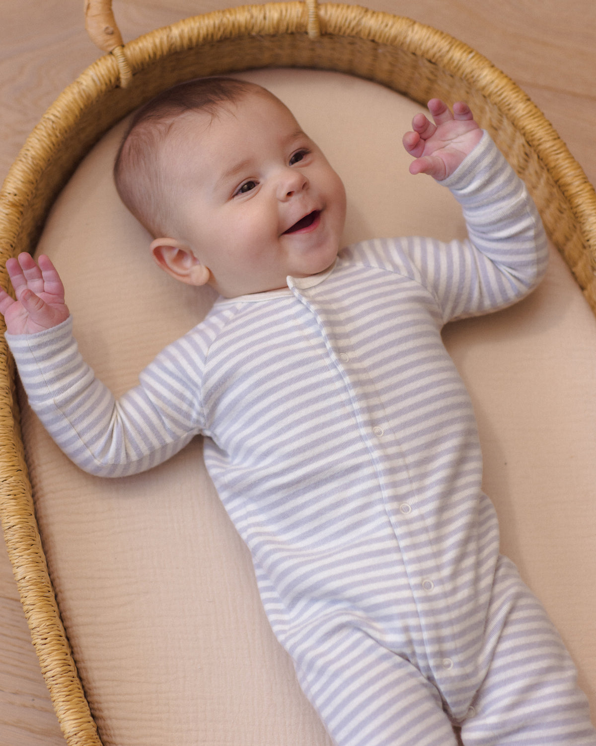Quincy Mae Long John - Fog Stripe