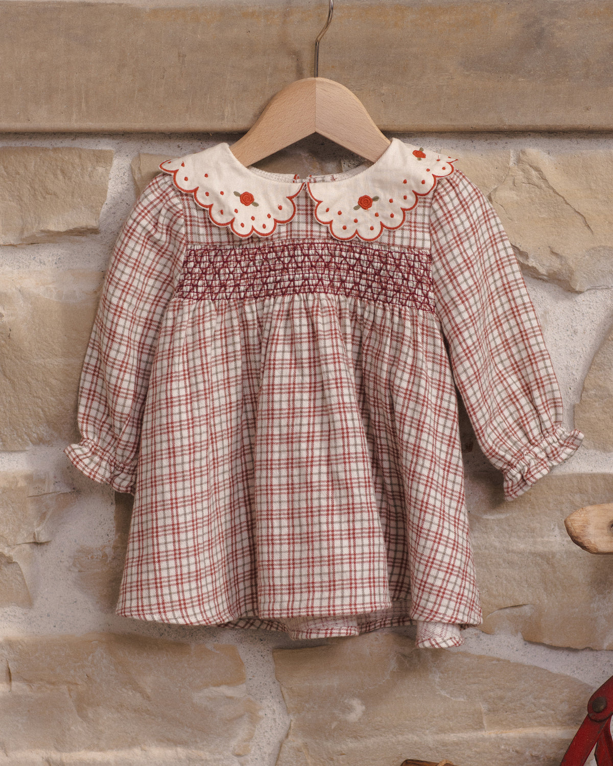 Quincy Mae Callie Dress - Christmas Plaid