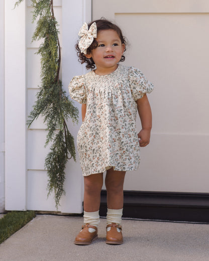 Quincy Mae Carina Dress - Holiday Floral