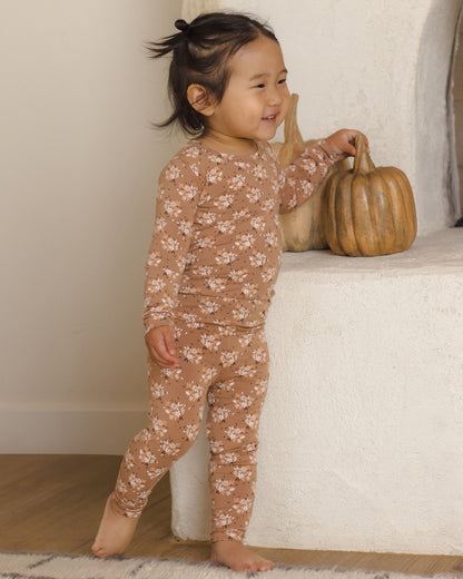 Quincy Mae Bamboo Pajama Set - Fall Floral