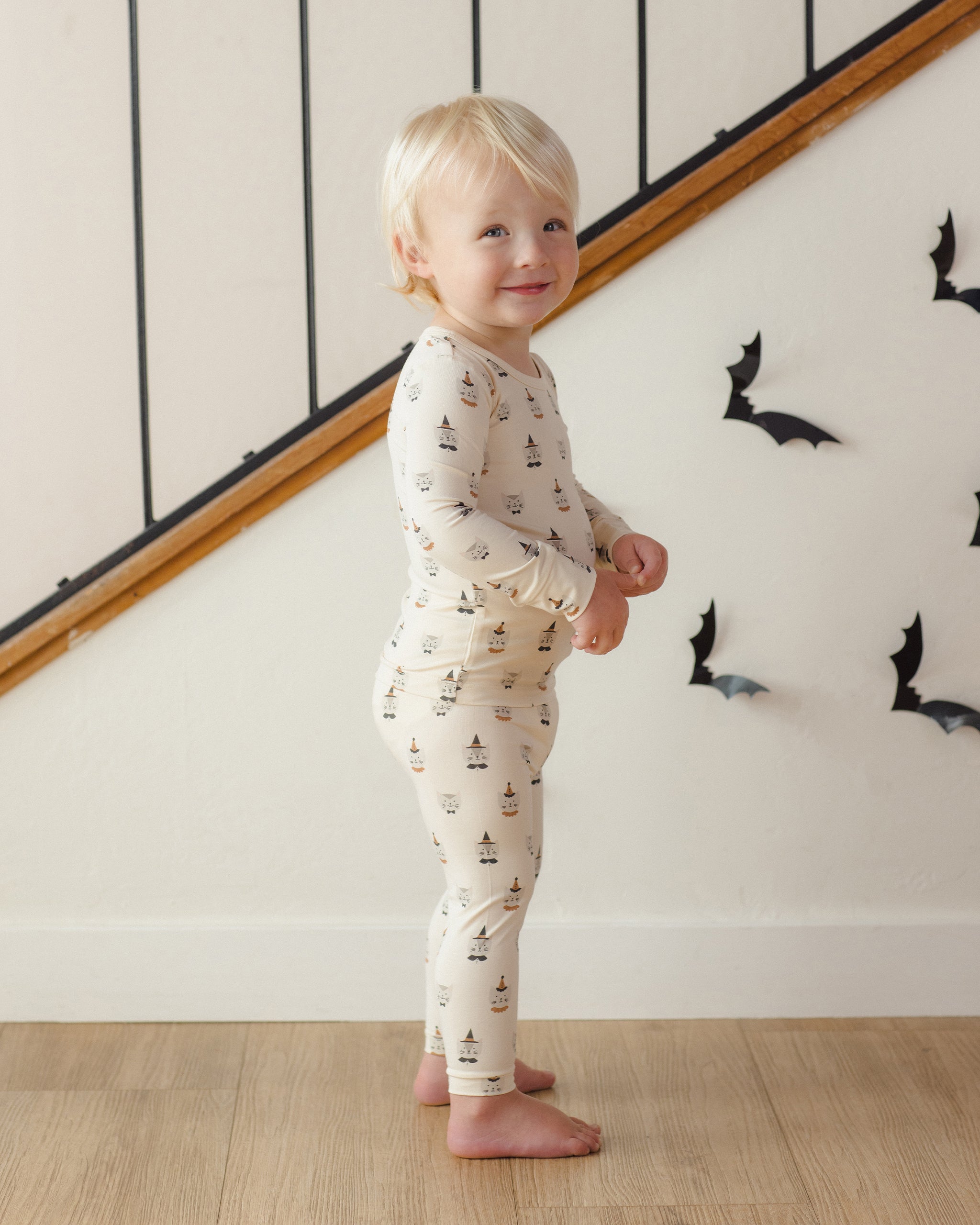 Quincy Mae Bamboo Pajama Set - Costume Kittens