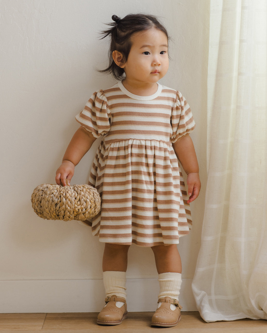 Quincy Mae Darla Dress - Spice Stripe
