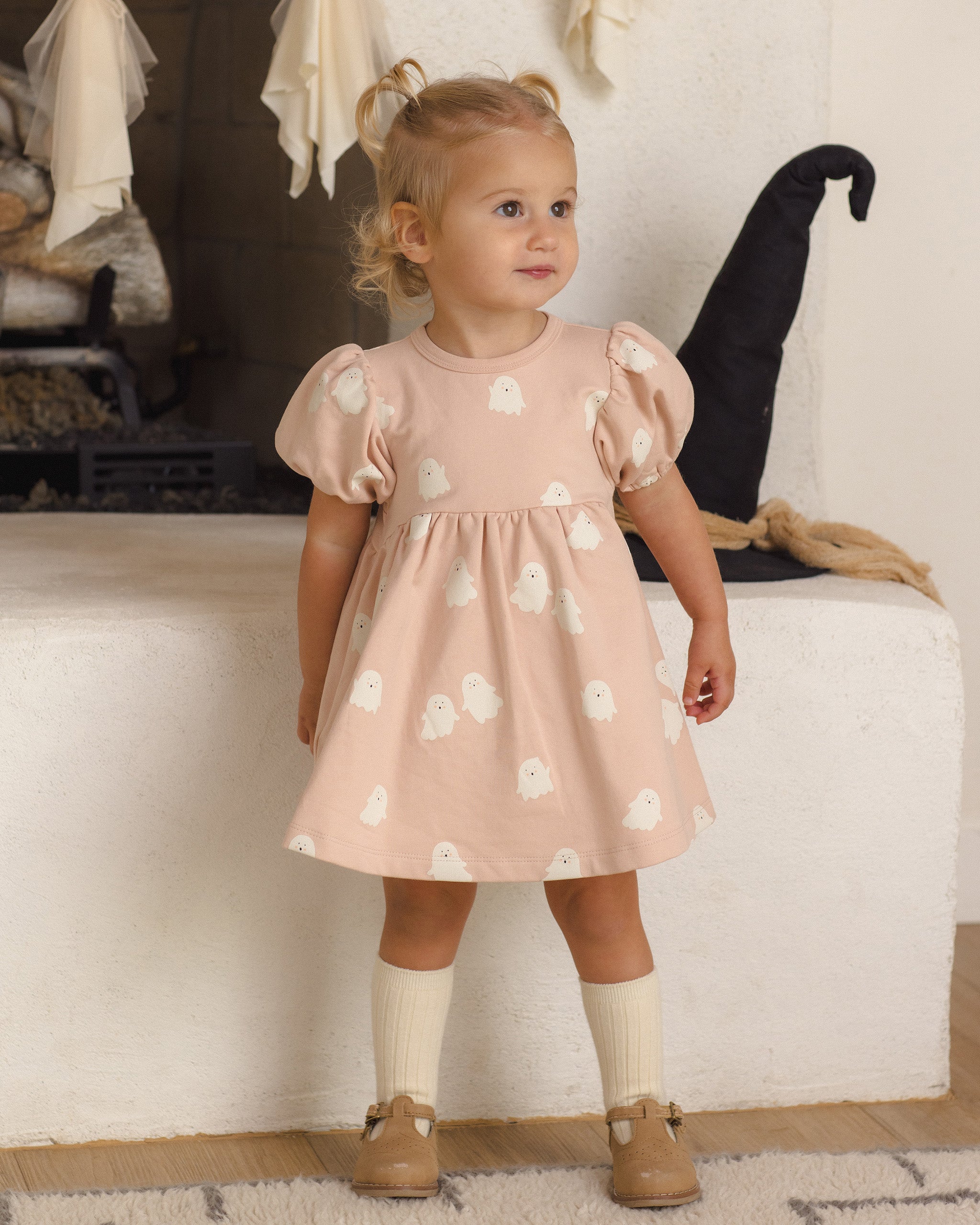 Quincy Mae Darla Dress - Sweet Ghost