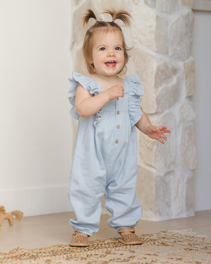 Quincy Mae Nova Romper - Chambray