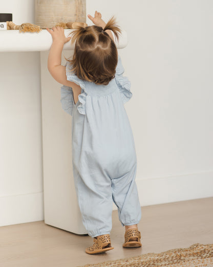 Quincy Mae Nova Romper - Chambray