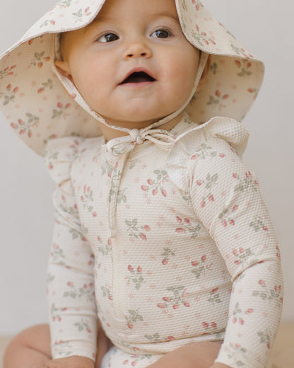 Quincy Mae Sun Hat - Strawberries