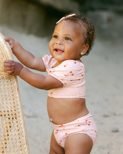 Quincy Mae Zippy Two-Piece - Cherries