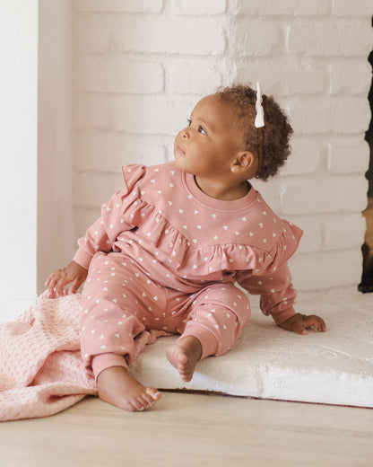 Quincy Mae Waffle Baby Blanket - Bubblegum