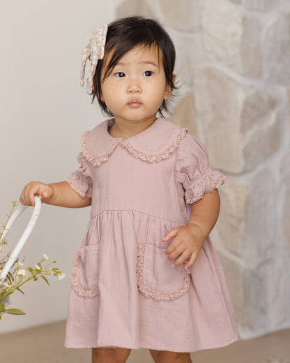 Quincy Mae Marisol Dress - Mauve