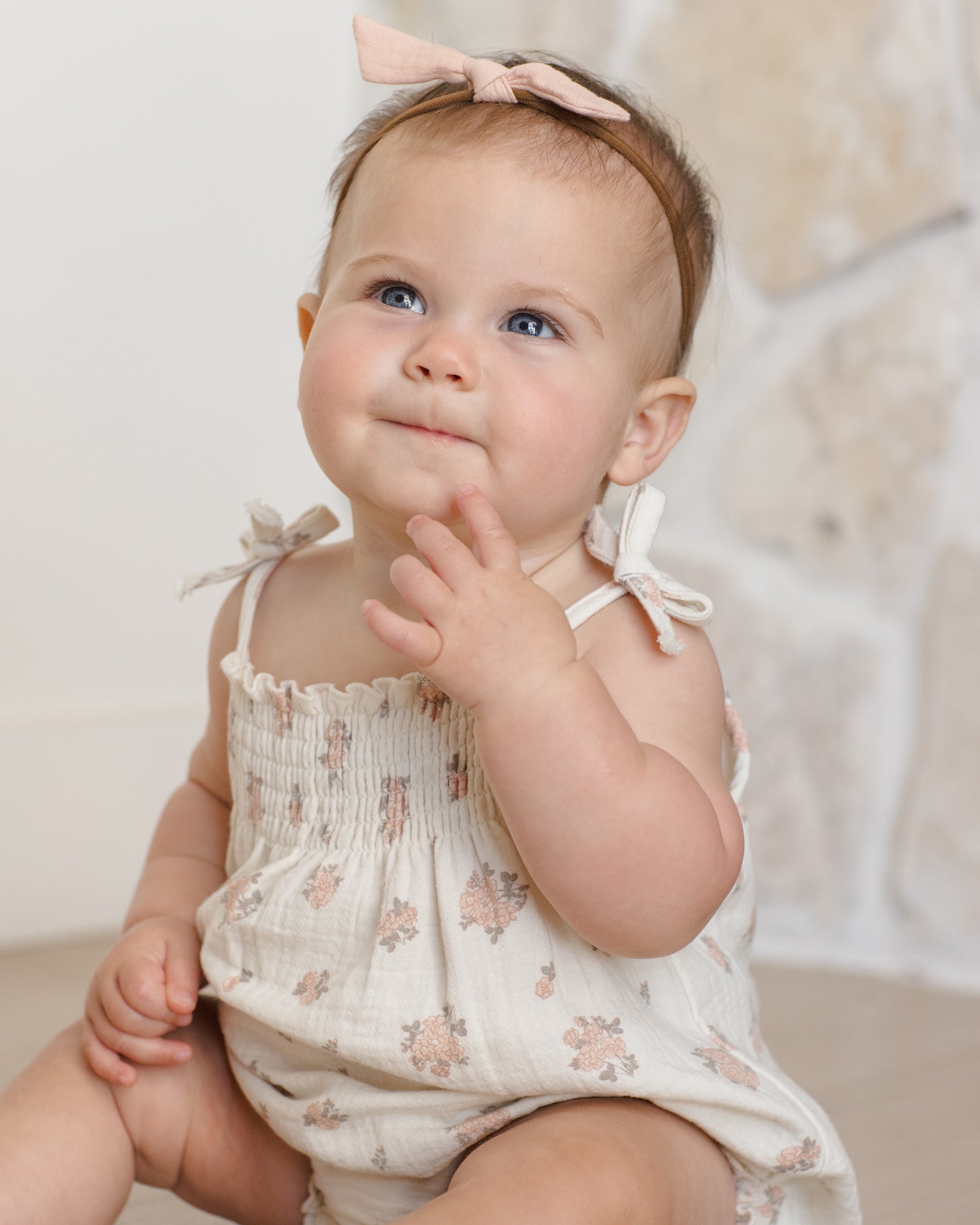 Quincy Mae Little Knot Headband - Melon