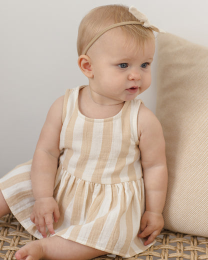 Quincy Mae Skirted Tank Romper - Summer Stripe