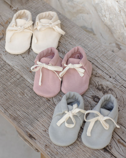 Quincy Mae Baby Booties - Mauve