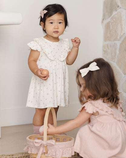 Quincy Mae Sleeveless Ruffle V Dress - Petit Fleur