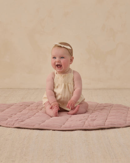 Quincy Mae Smocked Tank + Bloomer Set - Bunnies