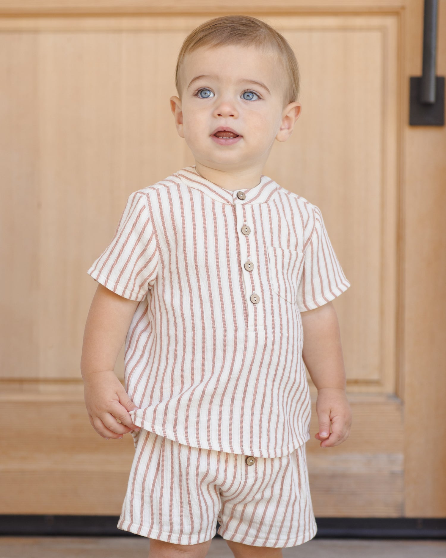 Quincy Mae Jaxson Shirt - Vintage Stripe