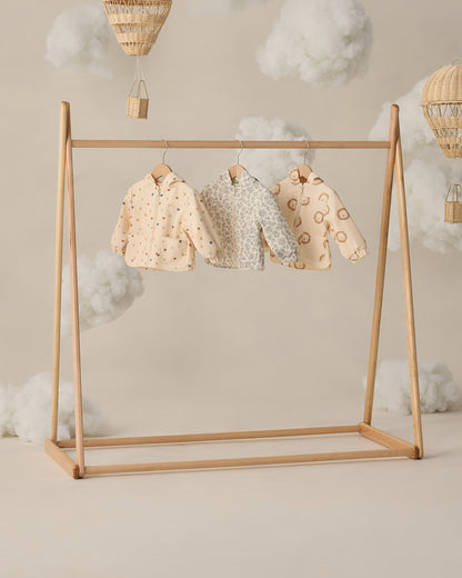 Quincy Mae Rain Coat - Confetti Heart Small
