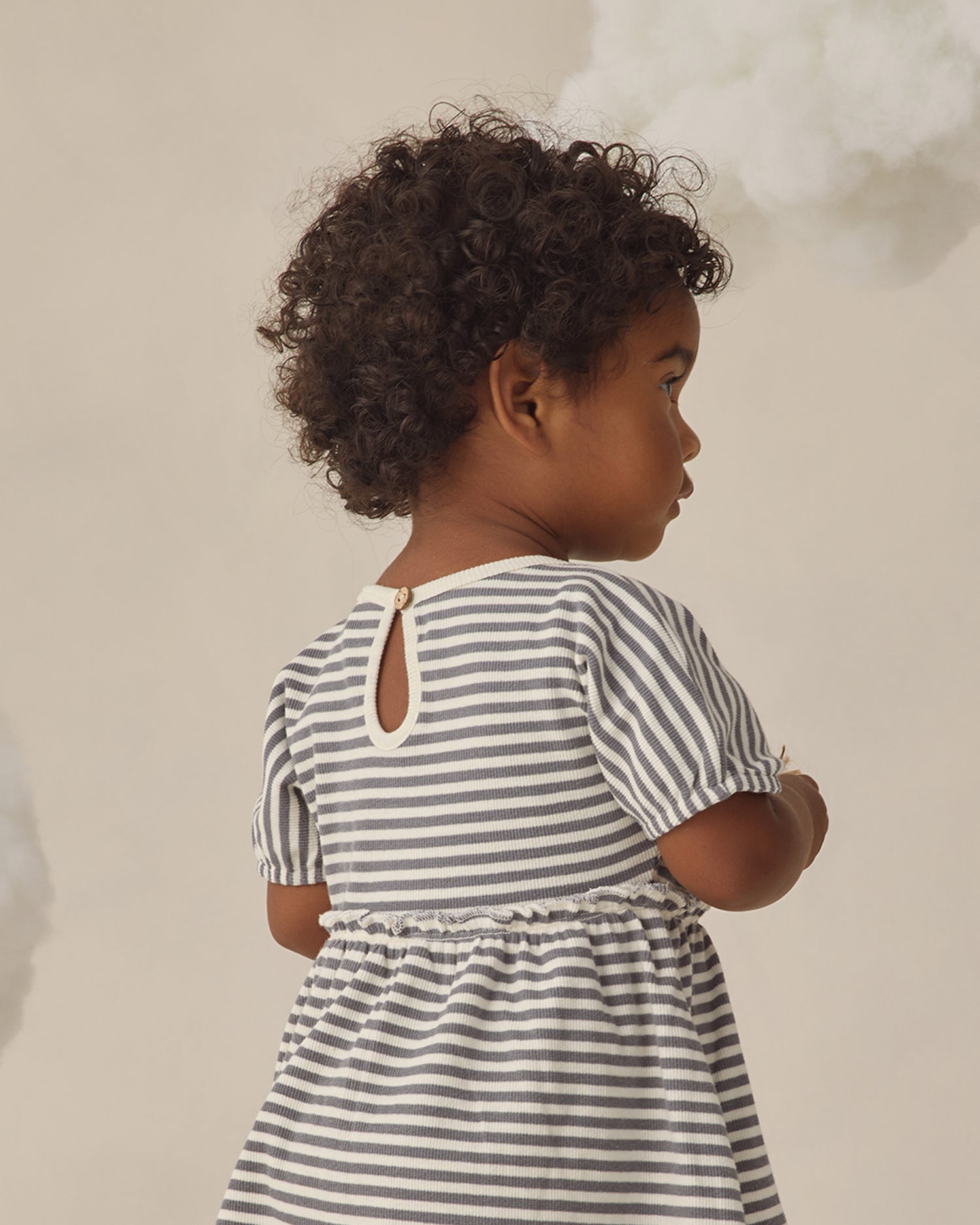 Quincy Mae Annie Dress - Ocean Stripe