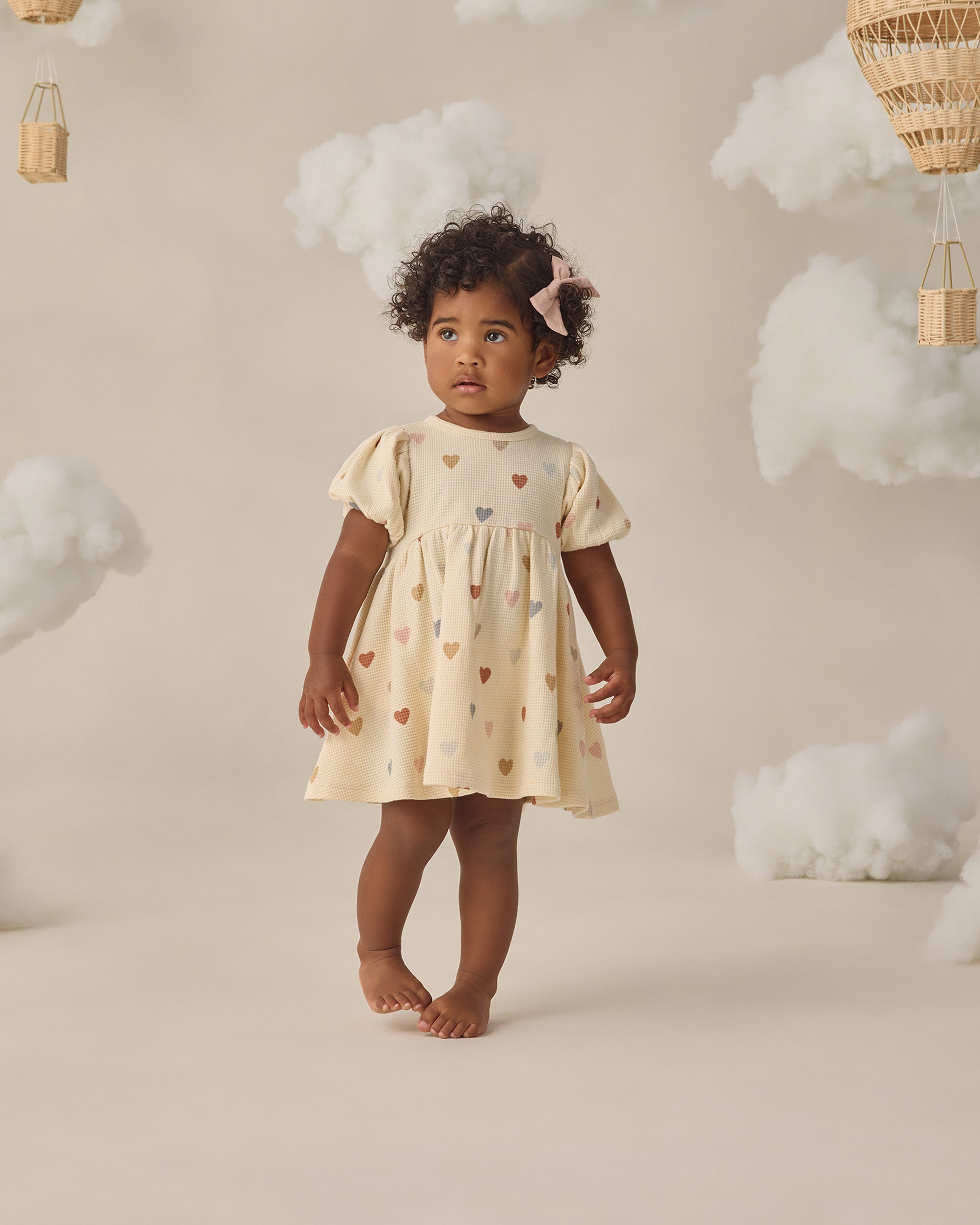 Quincy Mae Darla Dress - Confetti Hearts