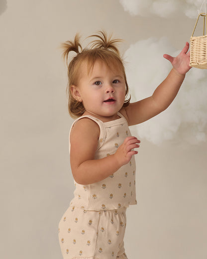 Quincy Mae Evie Tank + Shortie Set - Buttercup