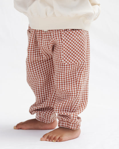 Quincy Mae Luca Pant - Red Gingham