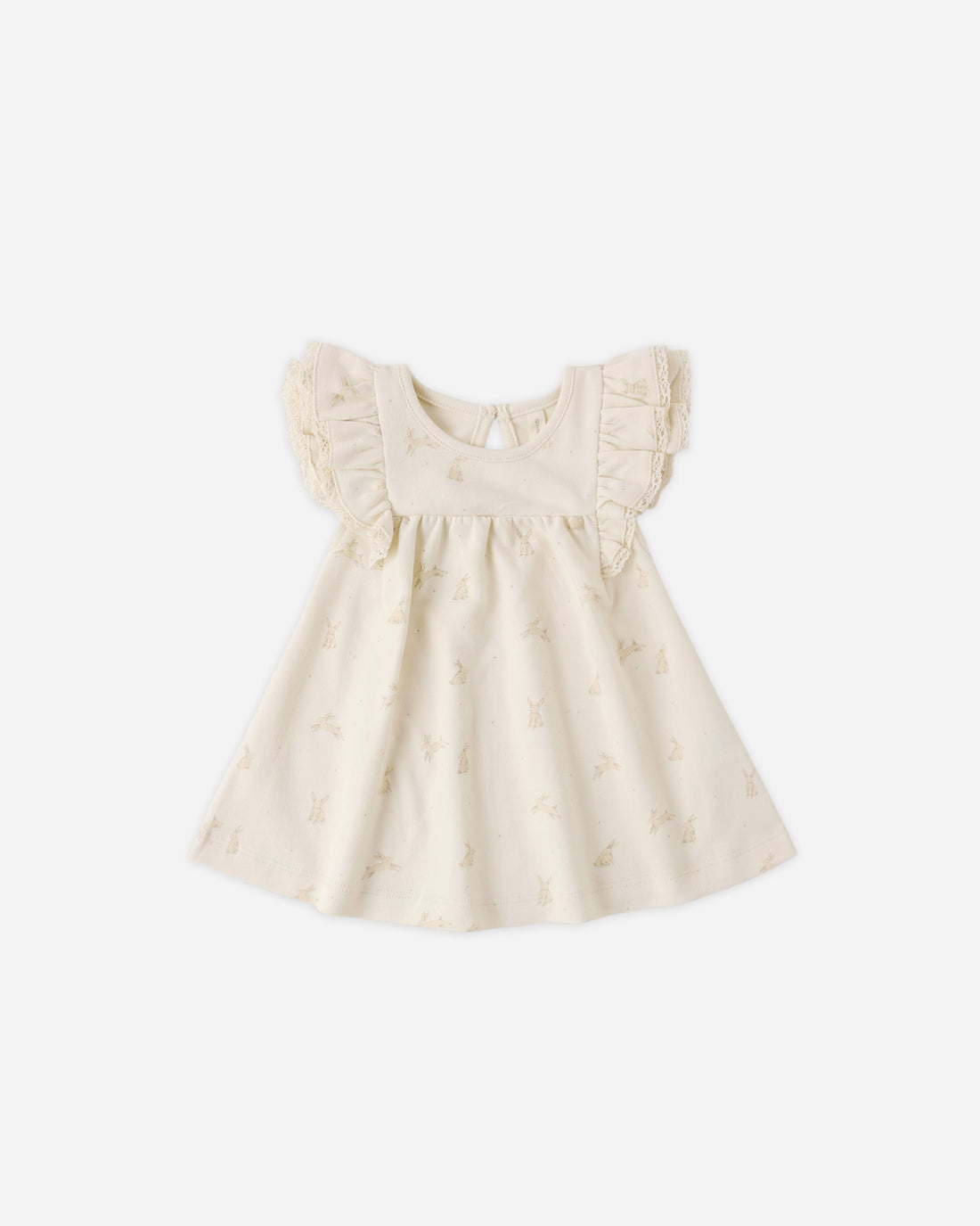 Quincy Mae Flutter Dress - Bunnies