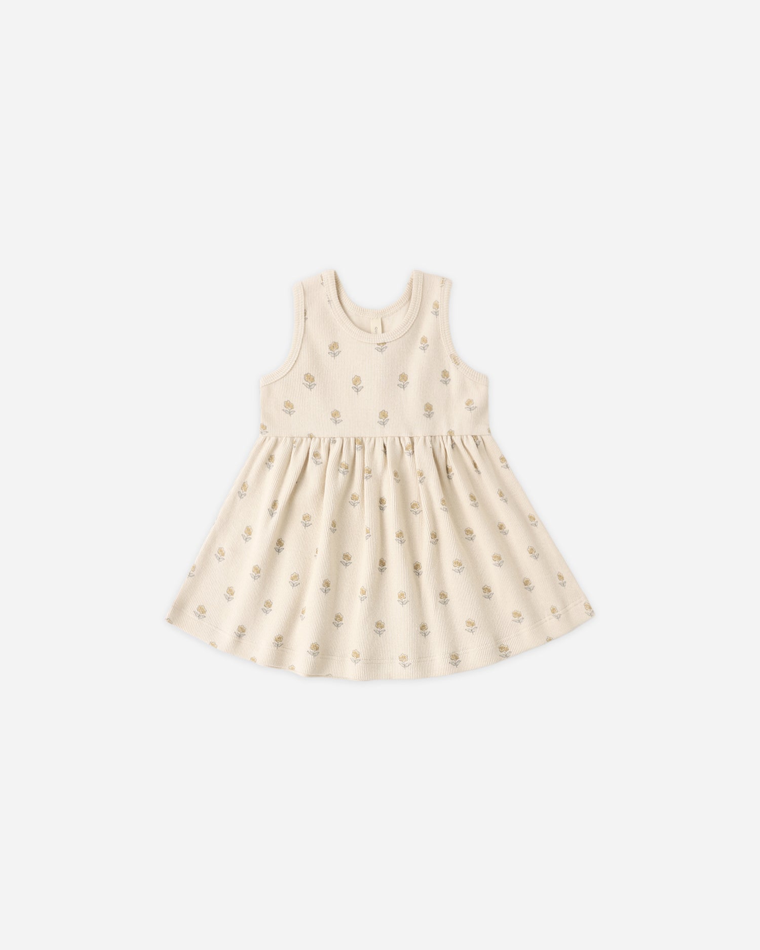 Quincy Mae Ribbed Tank Dress - Buttercup