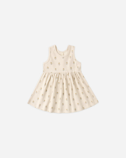 Quincy Mae Ribbed Tank Dress - Buttercup