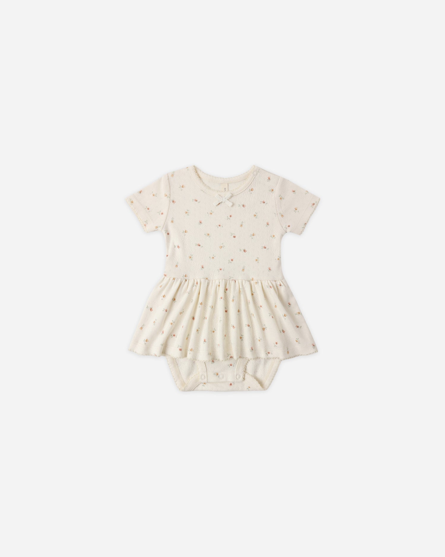 Quincy Mae Pointelle Skirted Bodysuit - Petit Fleur