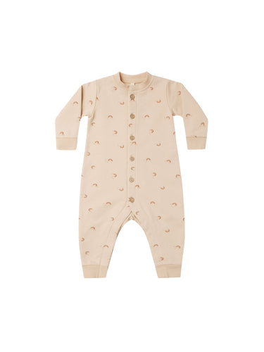 Quincy Mae Fleece Jumpsuit - Rainbow