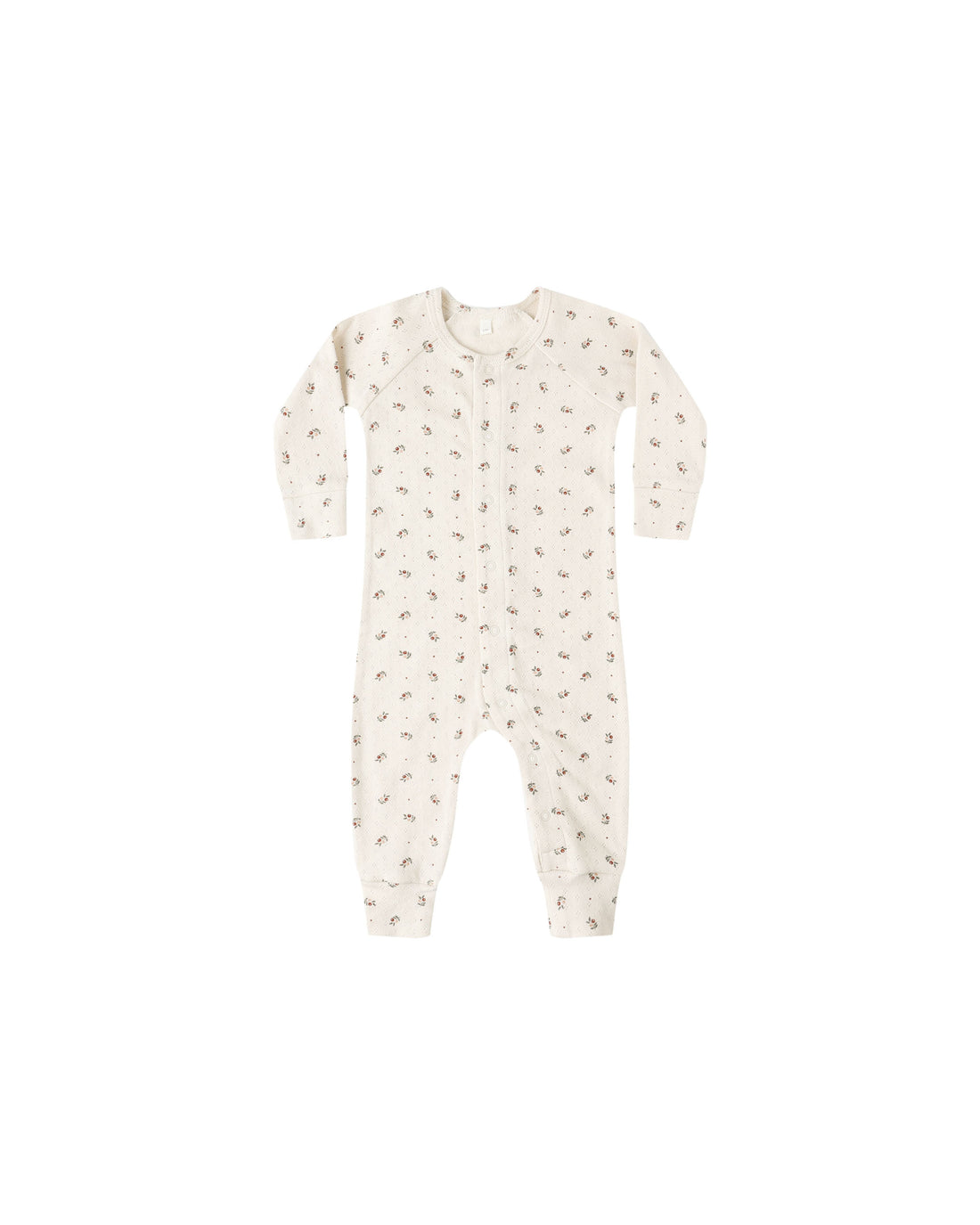 Quincy Mae Pointelle Long John - Holly Berry