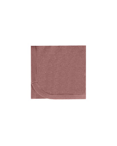 Quincy Mae Knit Baby Blanket - Fig