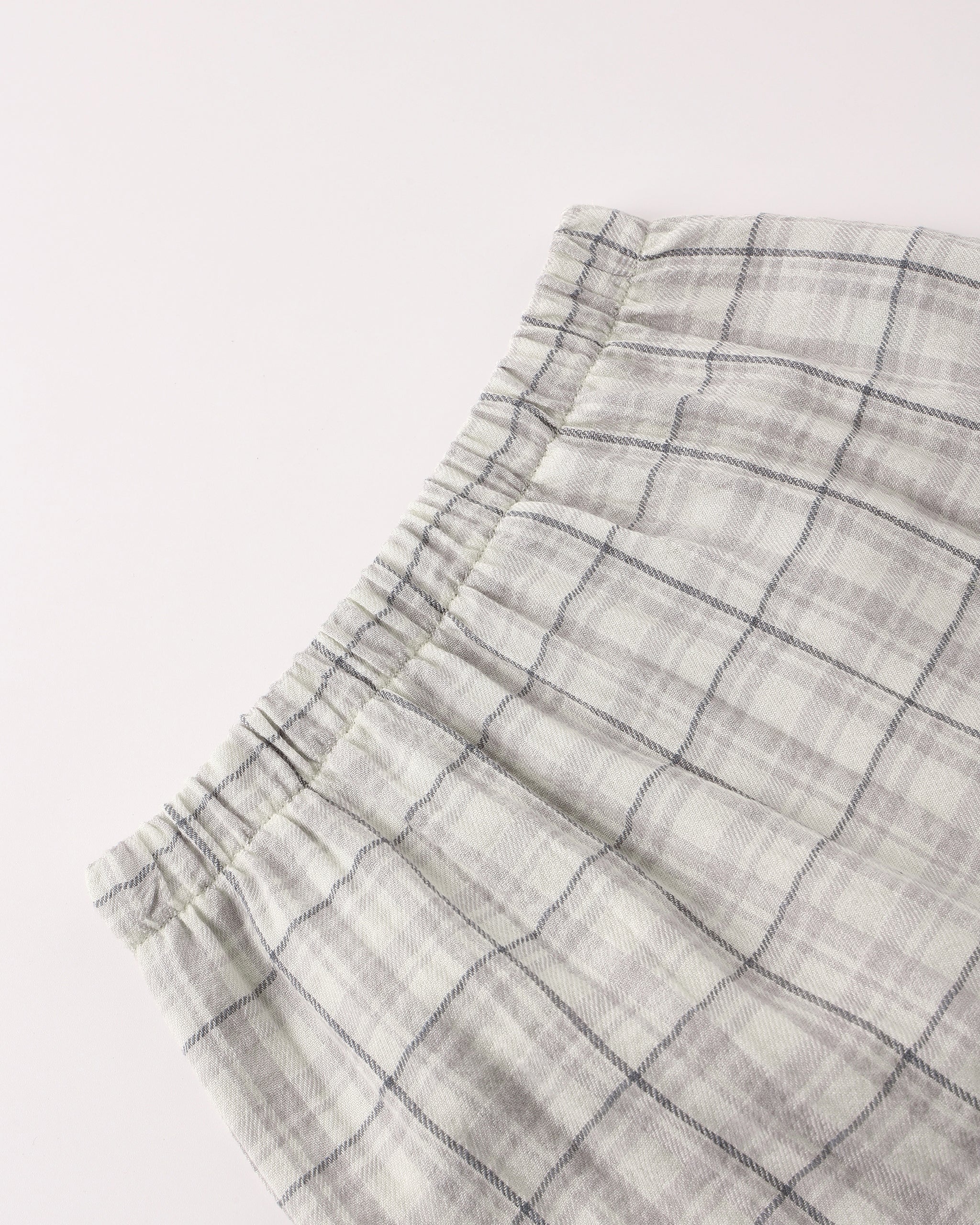 Quincy Mae Woven Pant - Blue Plaid