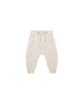 Quincy Mae Speckled Knit Pant- Natural