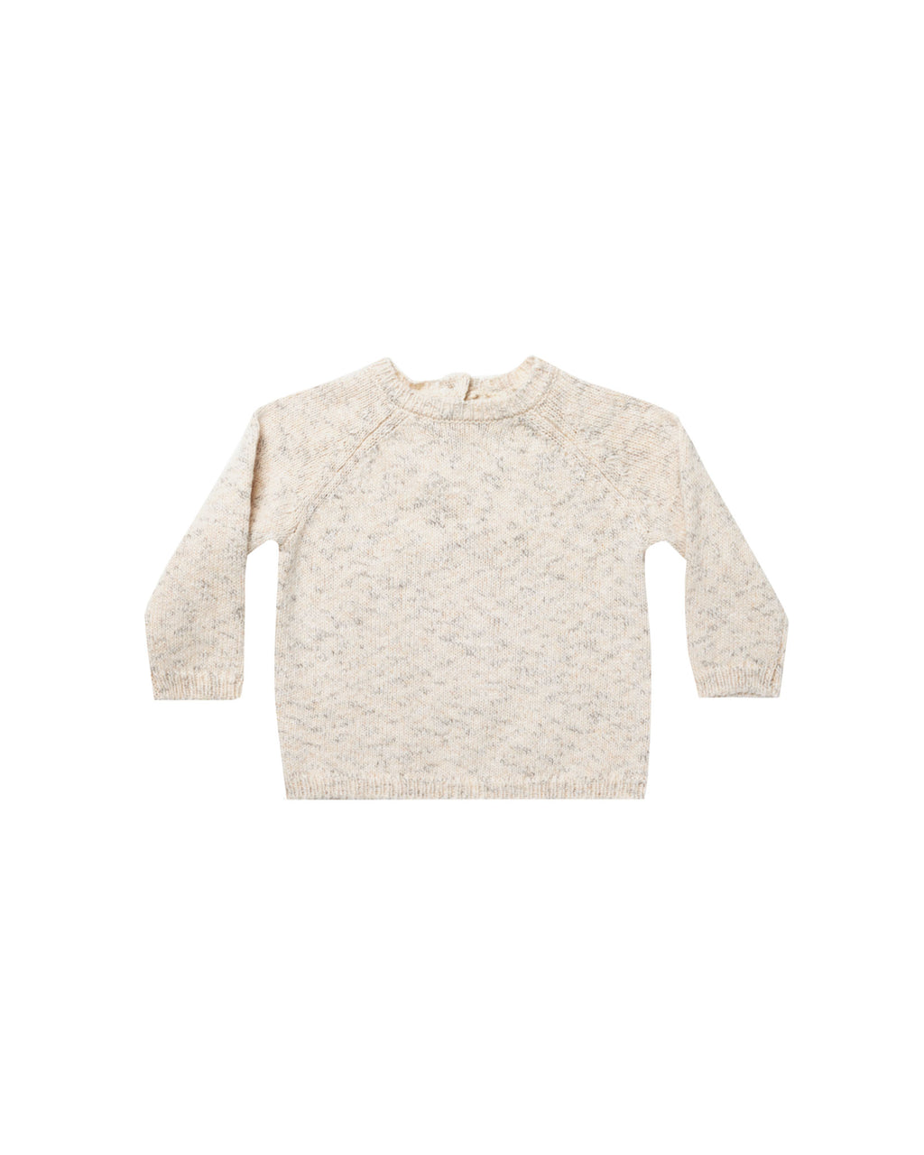 Quincy Mae Speckled Knit Sweater- Natural