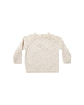 Quincy Mae Speckled Knit Sweater- Natural