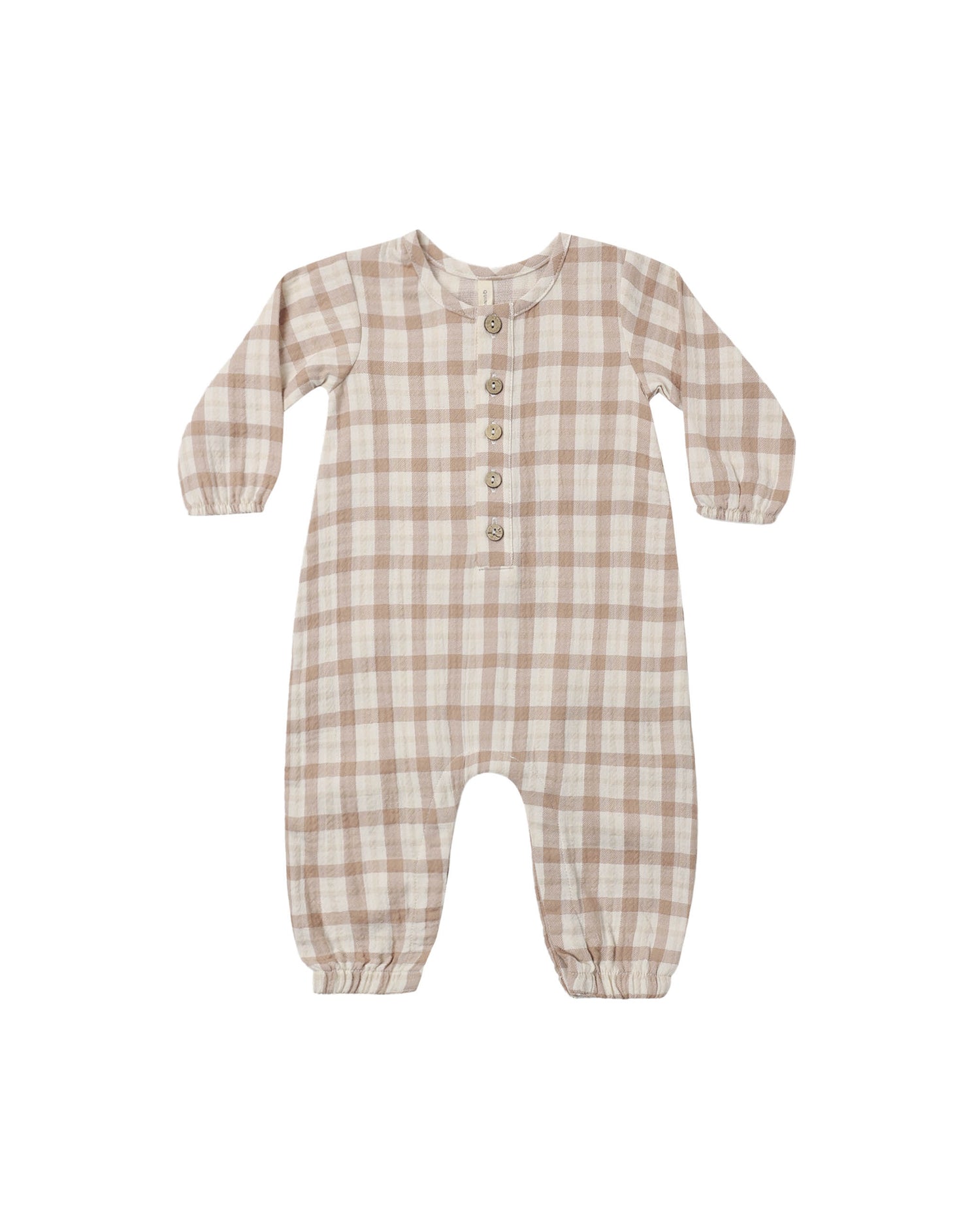 Quincy Mae Woven Jumpsuit - Rustic Plaid