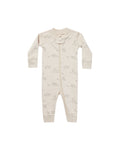 Quincy Mae Zip Long Sleeve Sleeper - Dinos