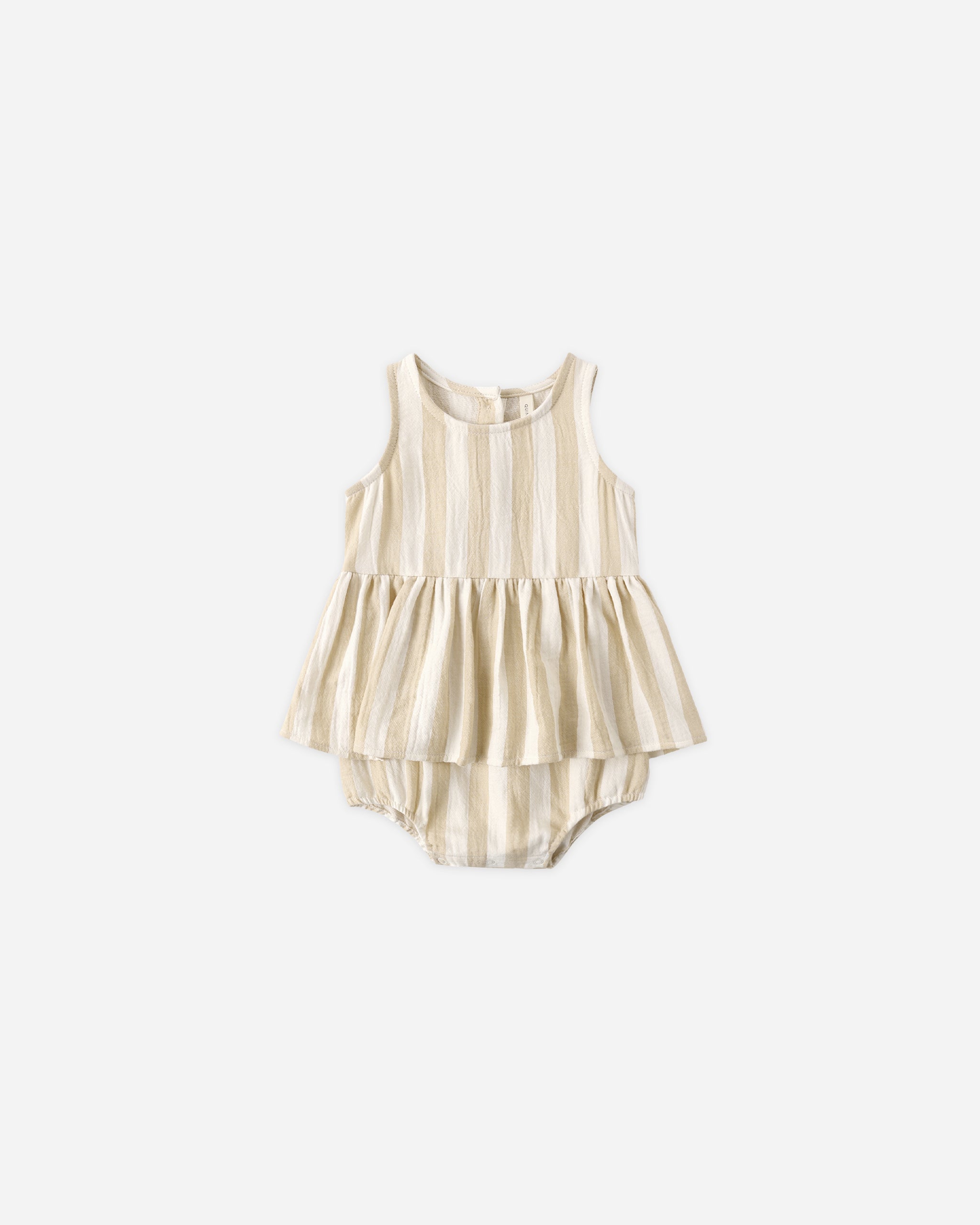 Quincy Mae Skirted Tank Romper - Summer Stripe