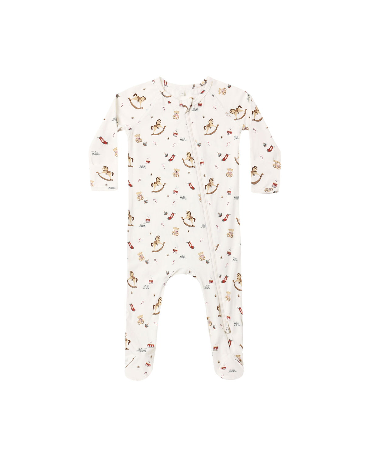 Quincy Mae Bamboo Zip Footie - Toy Chest